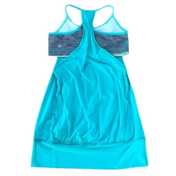NWOT Lululemon No Limits Tank Blue Tropics - Picture 7 of 8